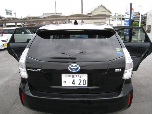 安定感のあるリアフォルム